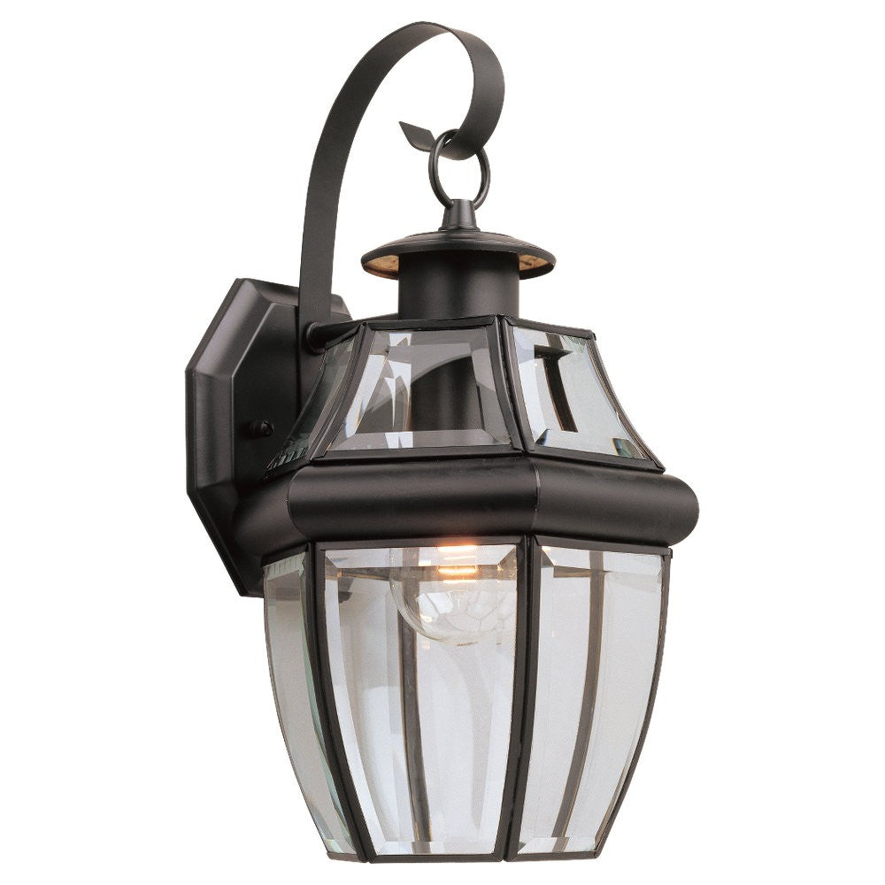 Generation Lighting. - 8067-12 - One Light Outdoor Wall Lantern - Lancaster - Black