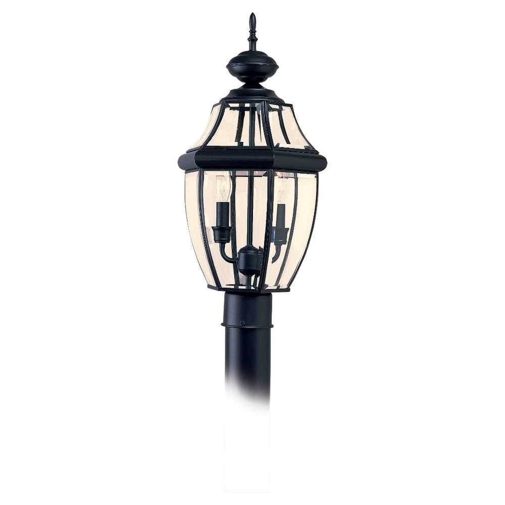 Generation Lighting. - 8229-12 - Two Light Outdoor Post Lantern - Lancaster - Black