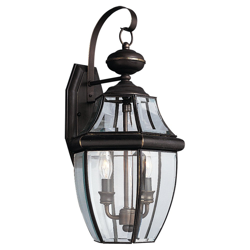 Generation Lighting. - 8039-71 - Two Light Outdoor Wall Lantern - Lancaster - Antique Bronze