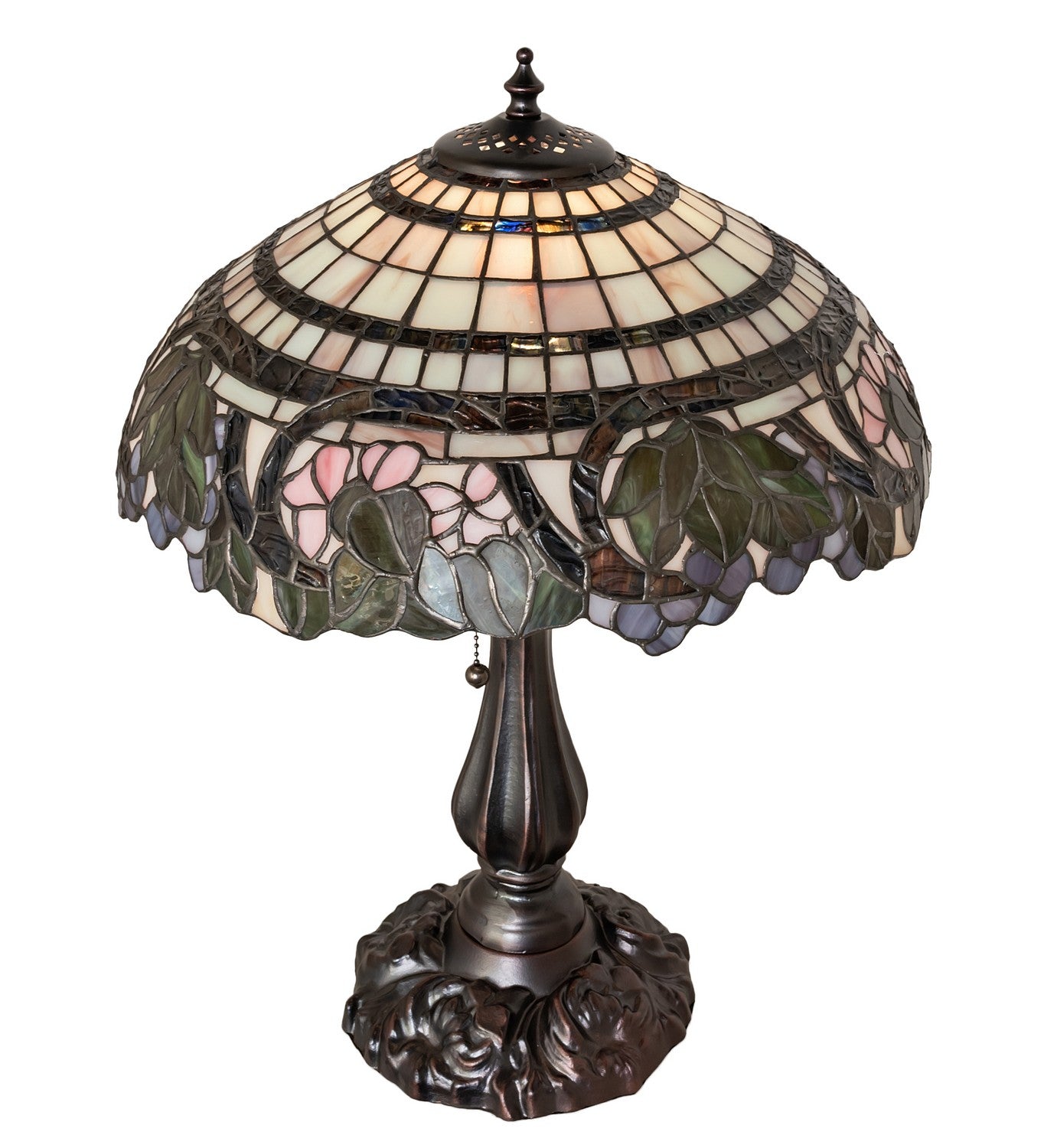 Meyda Tiffany - 38516 - One Light Table Lamp - Handel Grapevine - Steel