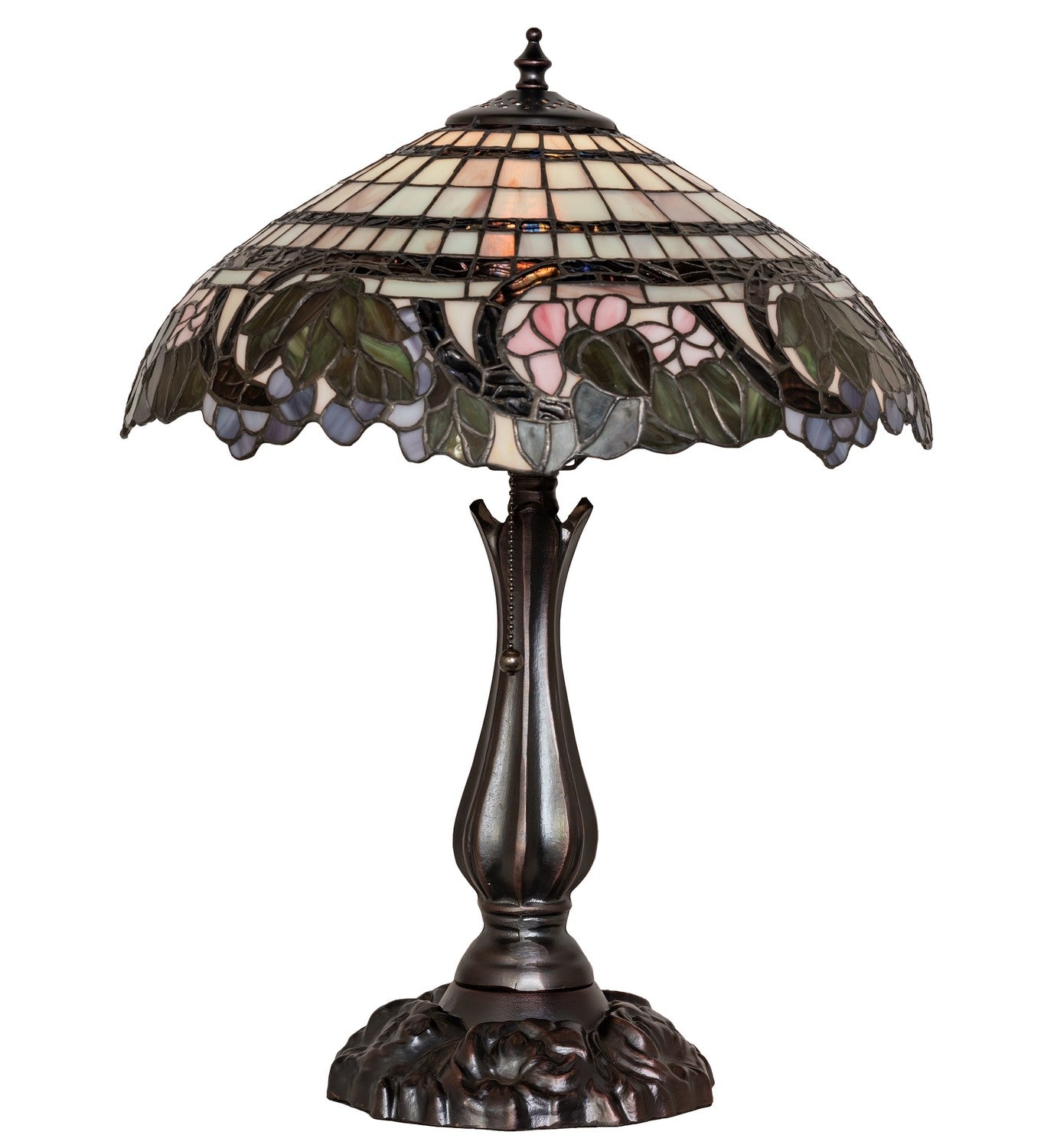 Meyda Tiffany - 38516 - One Light Table Lamp - Handel Grapevine - Steel