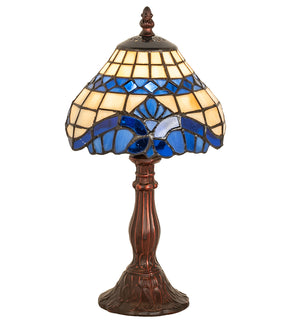 Meyda Tiffany - 26586 - One Light Mini Lamp - Baroque - Beige Lt Blue Blue