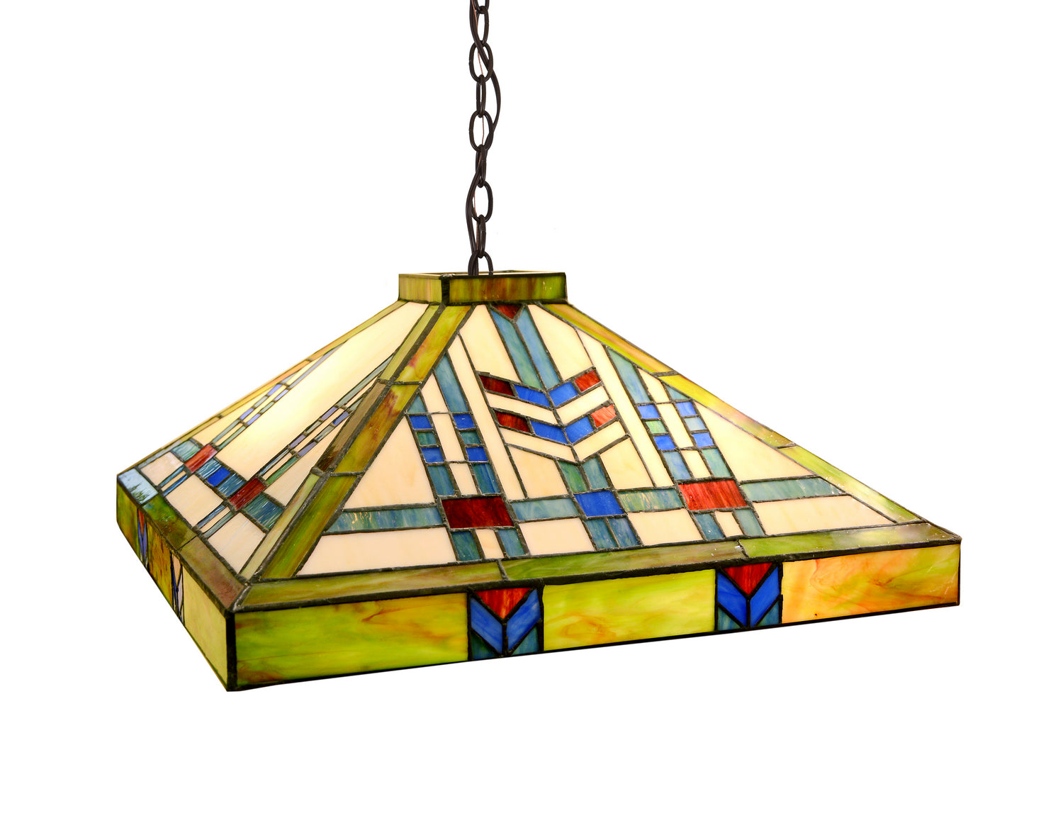 Meyda Tiffany - 26464 - Three Light Pendant - Prairie Wheat - Craftsman Brown