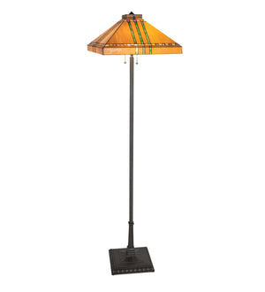 Meyda Tiffany - 28397 - Two Light Floor Lamp - Prairie Corn - Mahogany Bronze