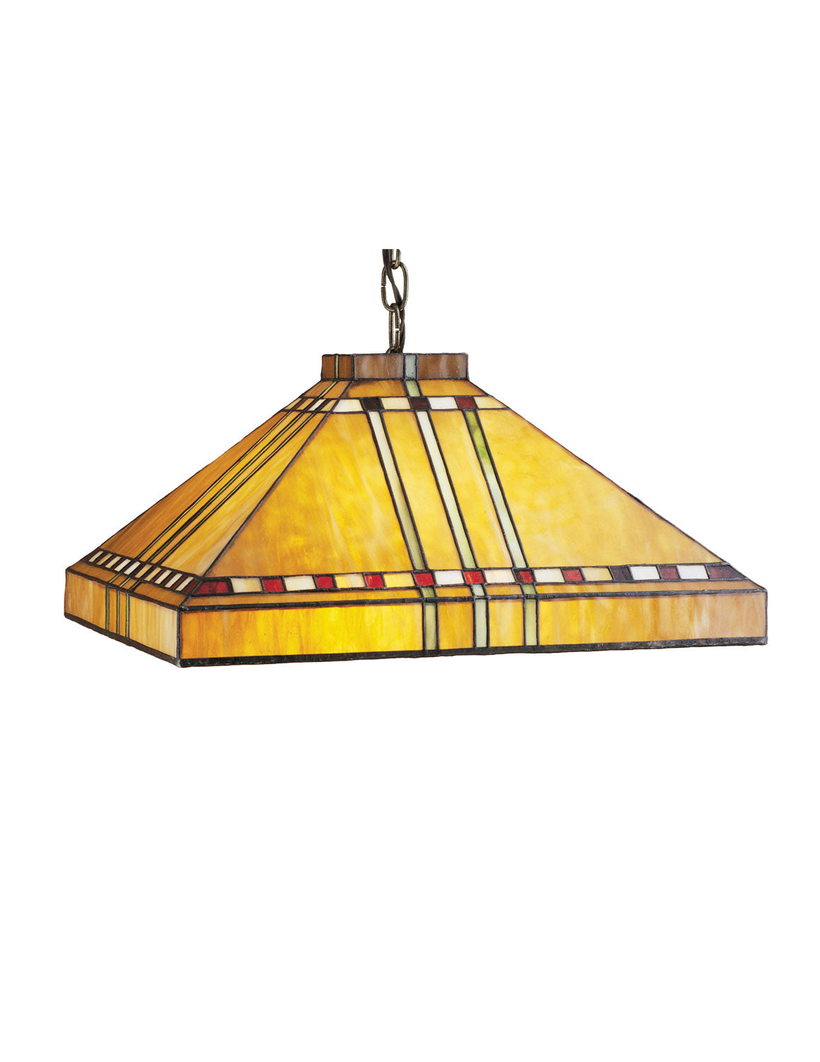 Meyda Tiffany - 26291 - Three Light Pendant - Prairie Corn - Ha Burgundy Beige