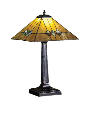 Meyda Tiffany - 27855 - One Light Table Lamp - Martini Mission - Ha Flame