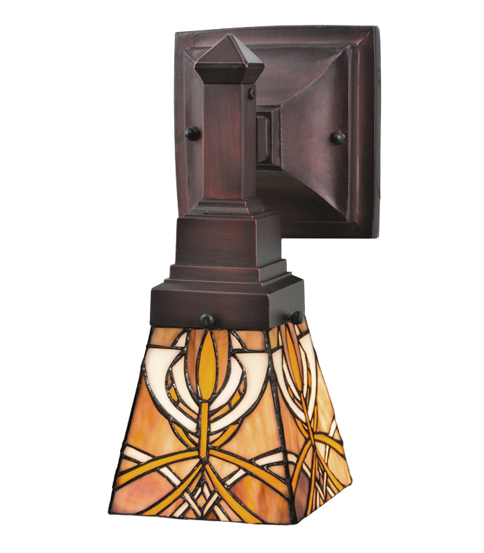 Meyda Tiffany - 24276 - One Light Wall Sconce - Glasgow Bungalow - Xaia Ha Beige