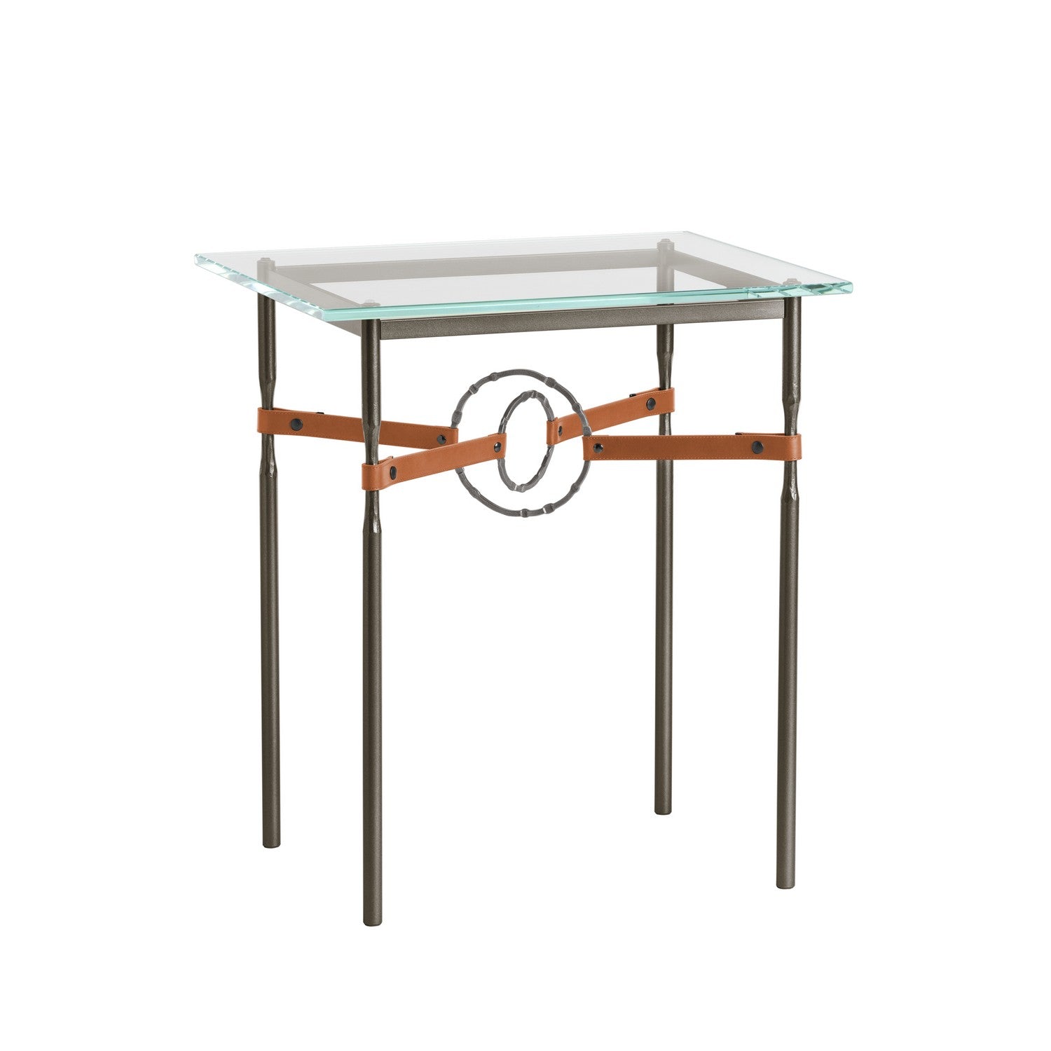 Hubbardton Forge - 750116-14-07-LC-VA0717 - Equus Side Table - Equus - Oil Rubbed Bronze
