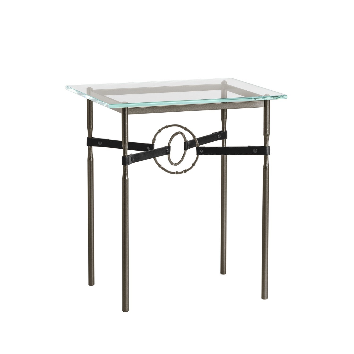 Hubbardton Forge - 750116-14-14-LK-VA0717 - Equus Side Table - Equus - Oil Rubbed Bronze
