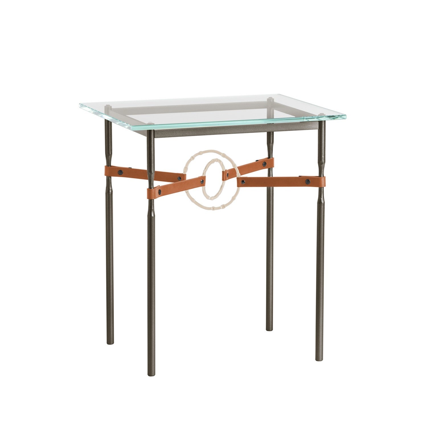 Hubbardton Forge - 750116-14-84-LC-VA0717 - Equus Side Table - Equus - Oil Rubbed Bronze