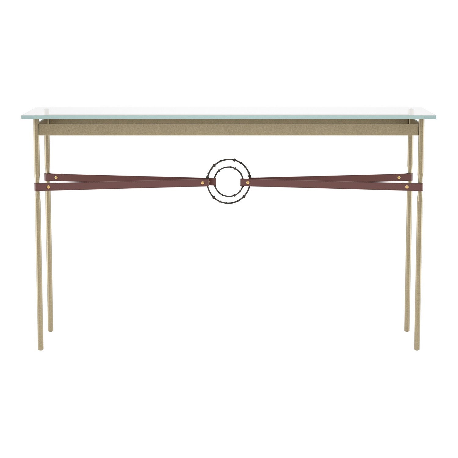 Hubbardton Forge - 750118-84-14-LB-VA0714 - Equus Console Table - Equus - Soft Gold