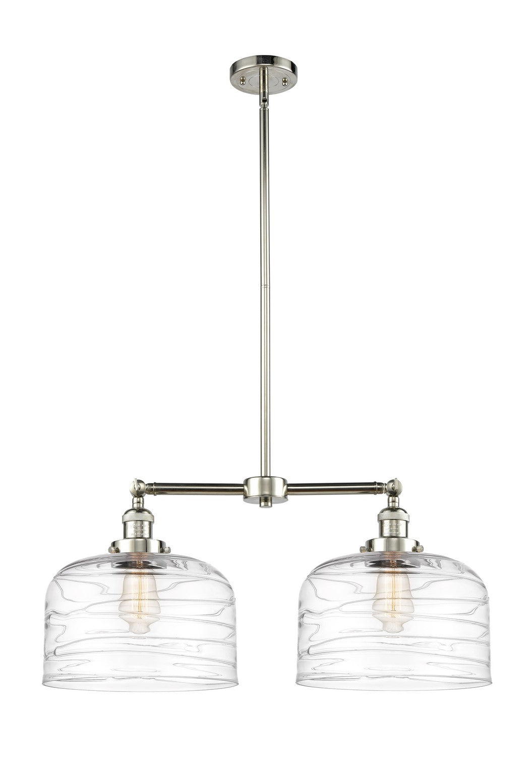 Innovations - 209-PN-G713-L - Two Light Island Pendant - Franklin Restoration - Polished Nickel