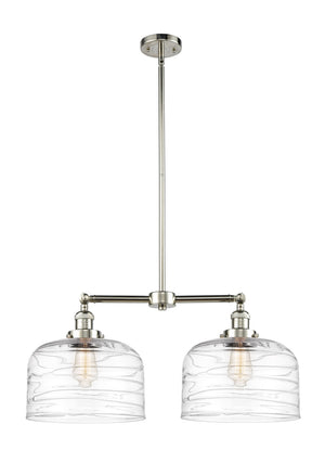 Innovations - 209-PN-G713-L - Two Light Island Pendant - Franklin Restoration - Polished Nickel