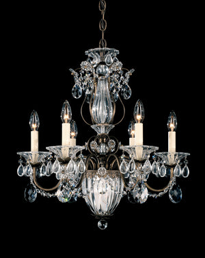 Schonbek - 1246-211 - Seven Light Chandelier - Bagatelle - Gold