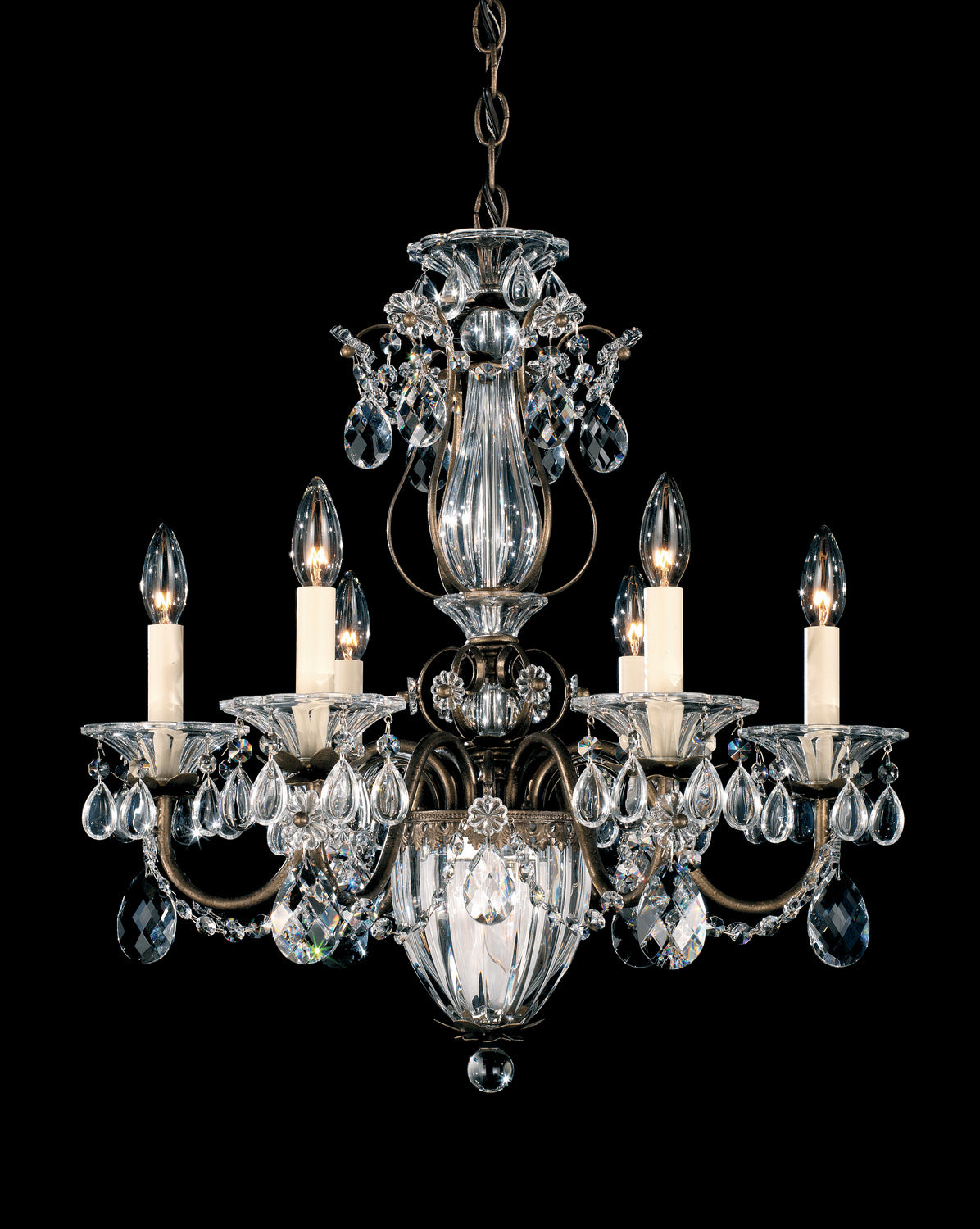 Schonbek - 1246-211S - Seven Light Chandelier - Bagatelle - Gold