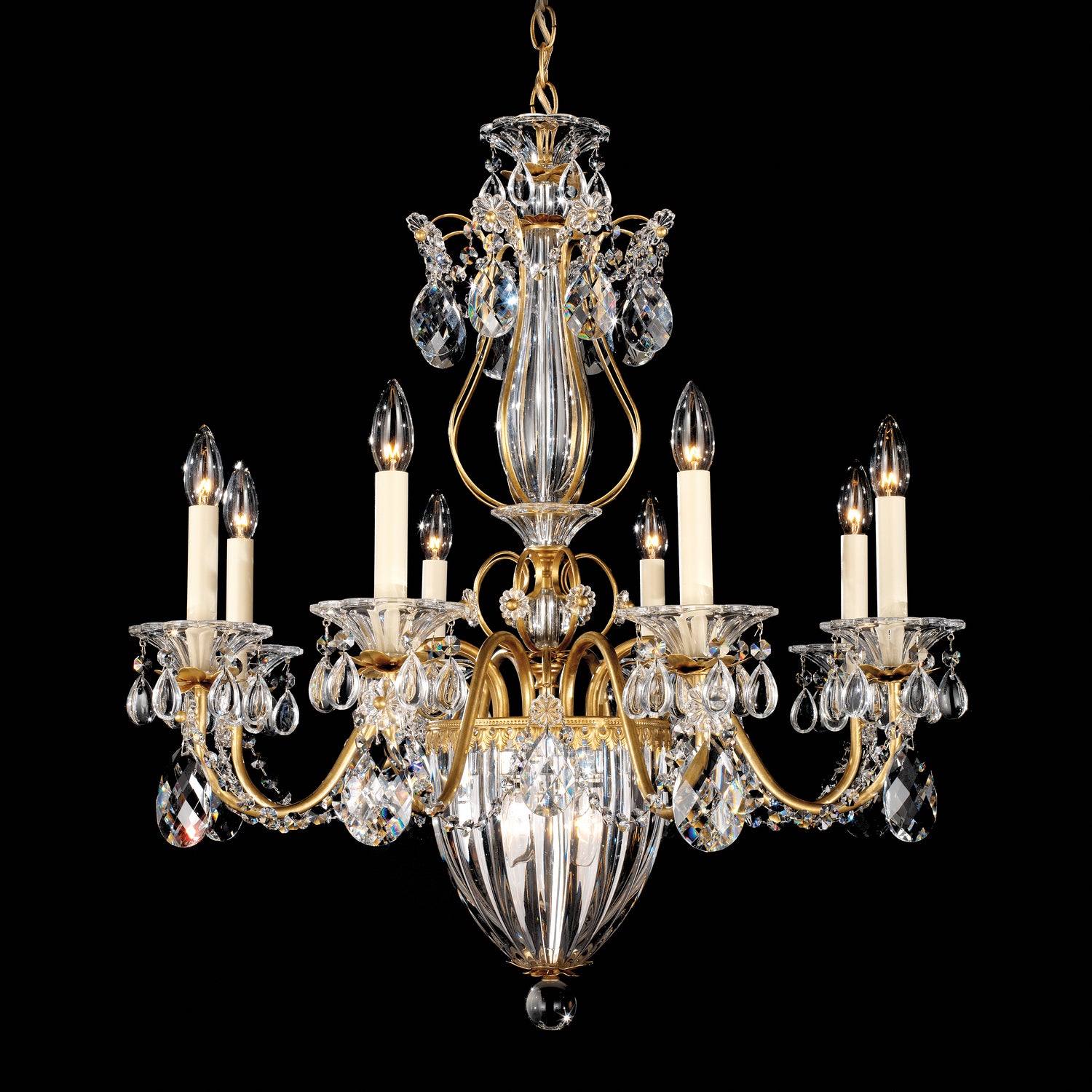 Schonbek - 1248-22R - 11 Light Chandelier - Bagatelle - Heirloom Gold