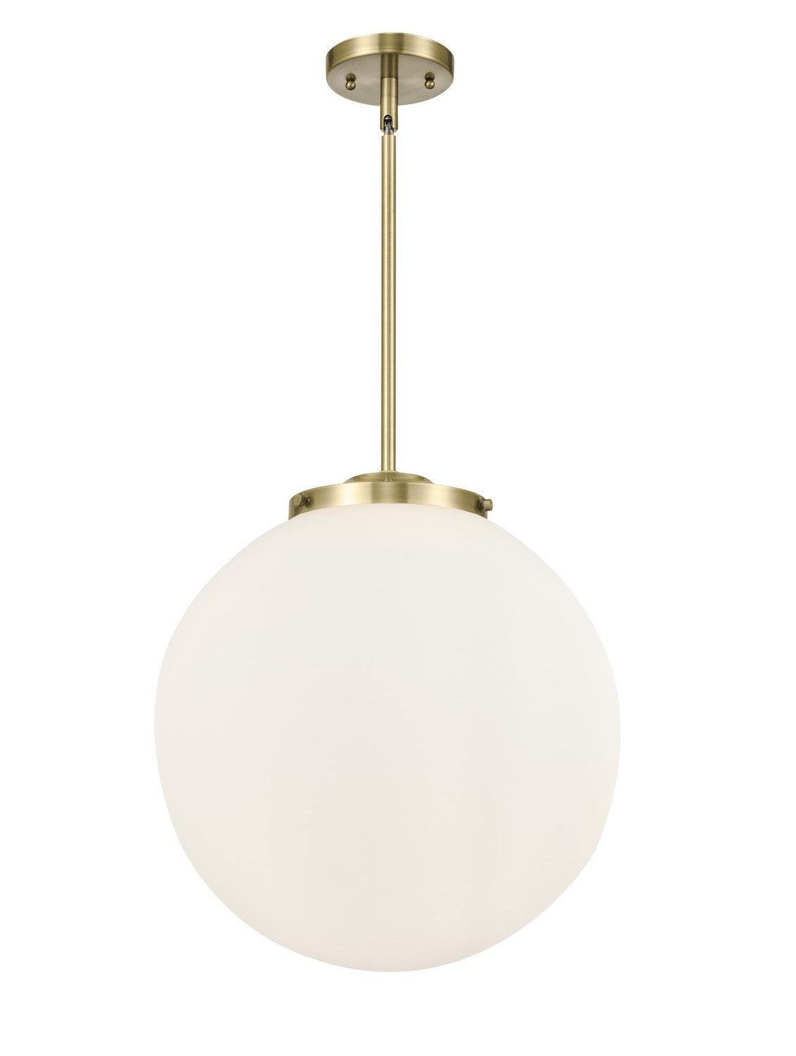 Innovations - 221-3S-AB-G201-16 - Three Light Pendant - Franklin Restoration - Antique Brass