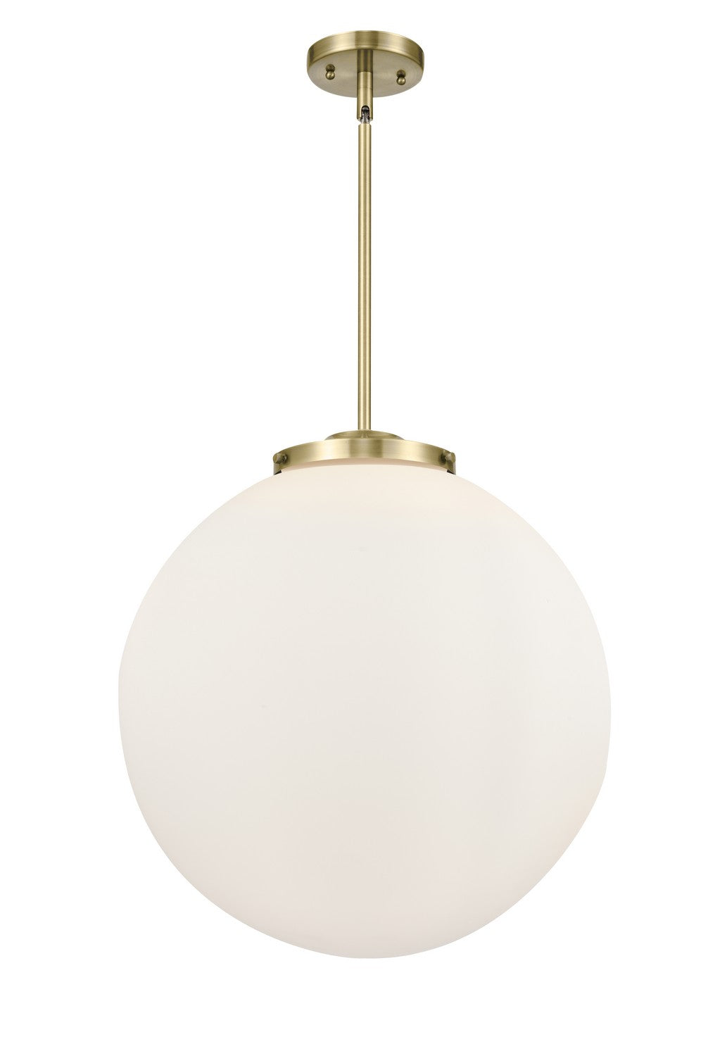 Innovations - 221-3S-AB-G201-18 - Three Light Pendant - Franklin Restoration - Antique Brass