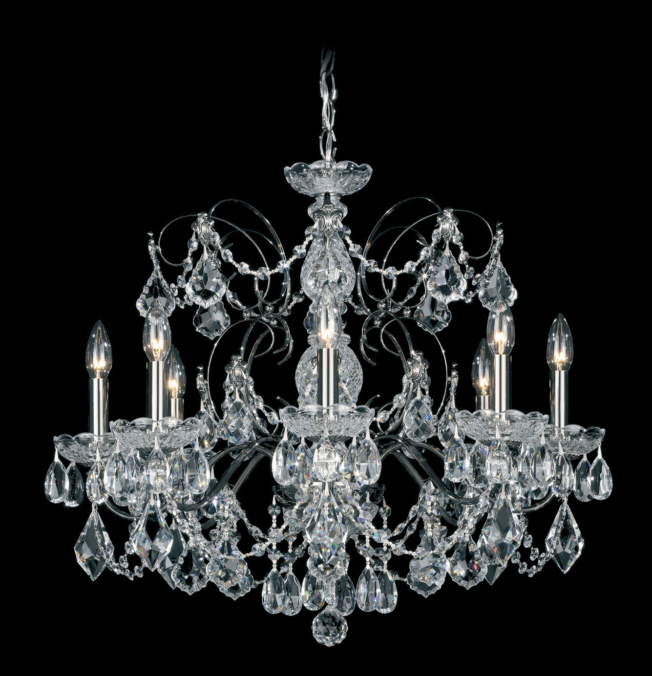 Schonbek - 1707-211 - Eight Light Chandelier - Century - Aurelia