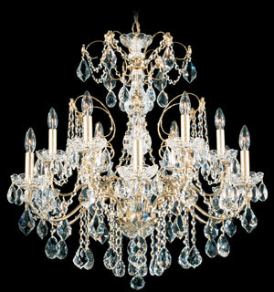 Schonbek - 1712-22 - 12 Light Chandelier - Century - Heirloom Gold