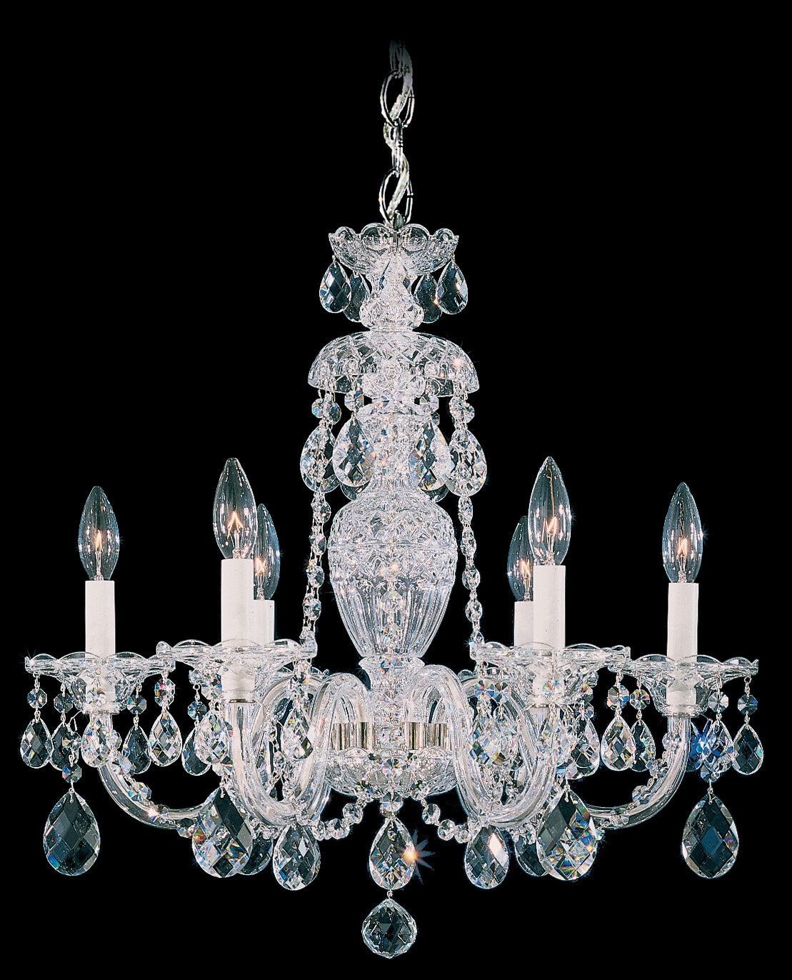 Schonbek - 2994-211R - Six Light Chandelier - Sterling - Aurelia