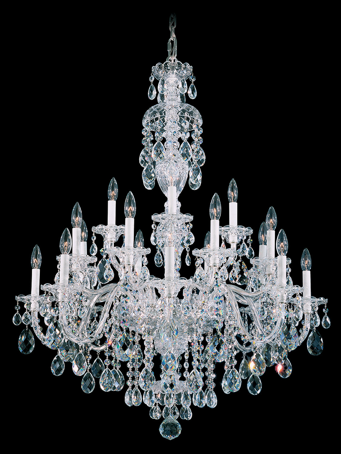 Schonbek - 2998-211R - 20 Light Chandelier - Sterling - Gold