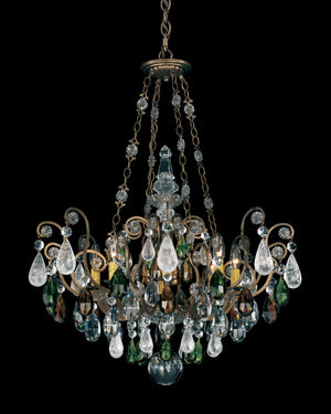 Schonbek - 3587-51CL - Eight Light Pendant - Renaissance Rock Crystal - Black