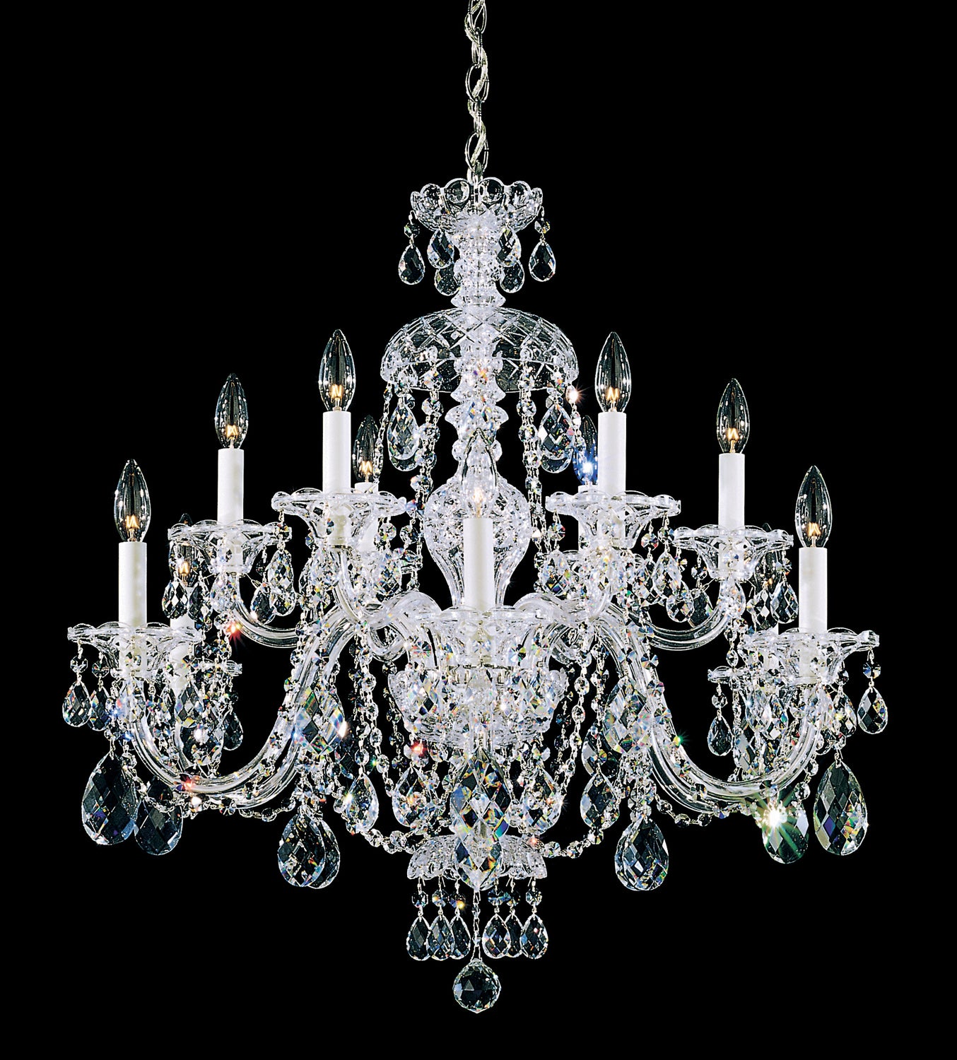 Schonbek - 3601-211H - 12 Light Chandelier - Sterling - Aurelia