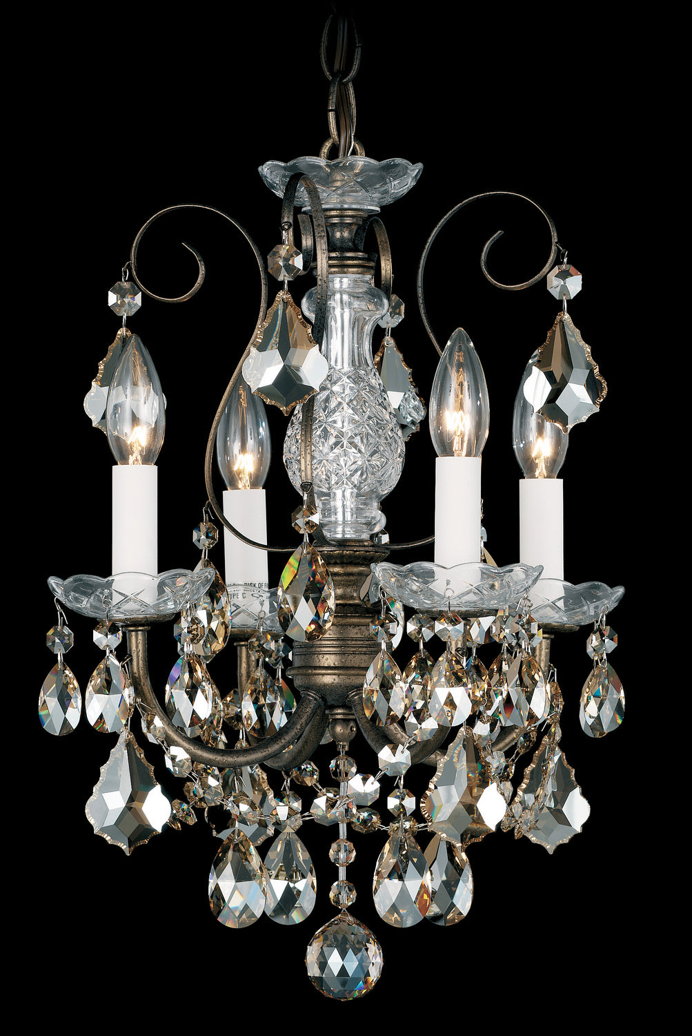 Schonbek - 3648-211H - Four Light Chandelier - New Orleans - Gold