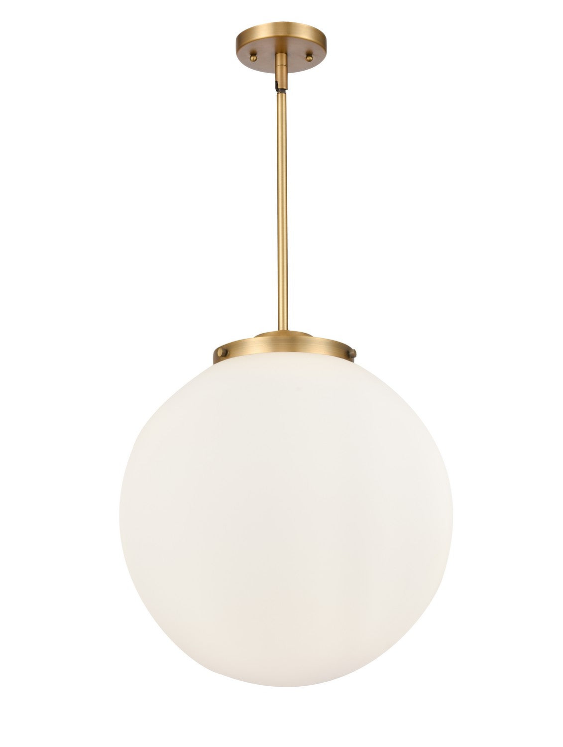 Innovations - 221-3S-BB-G201-16 - Three Light Pendant - Franklin Restoration - Brushed Brass