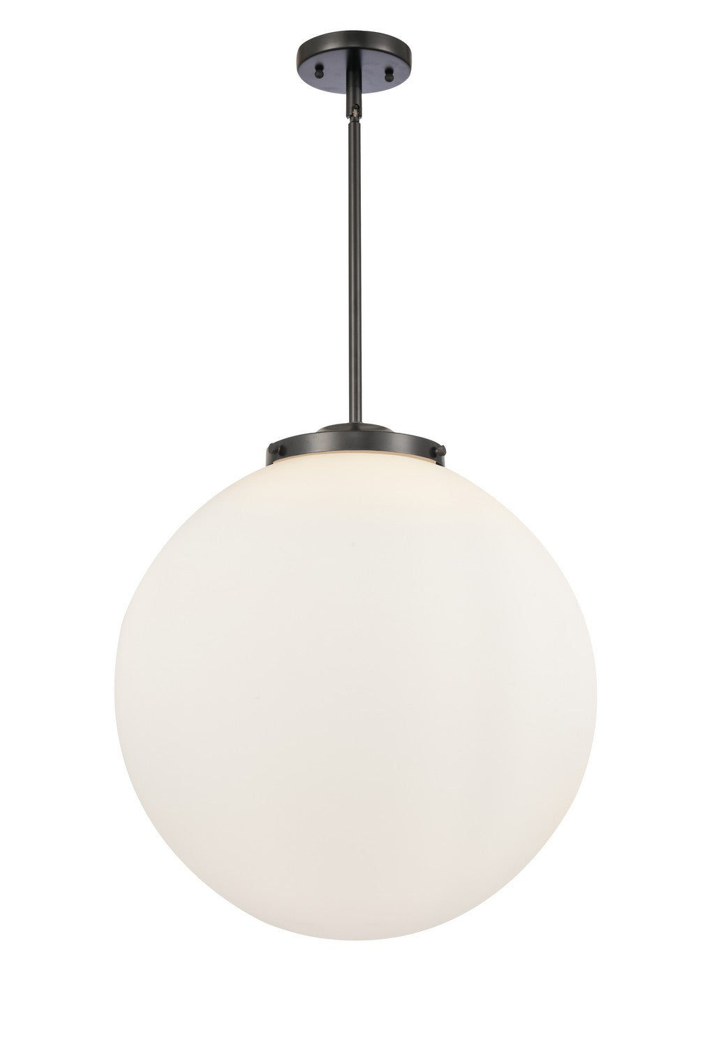 Innovations - 221-3S-BK-G201-18 - Three Light Pendant - Franklin Restoration - Matte Black