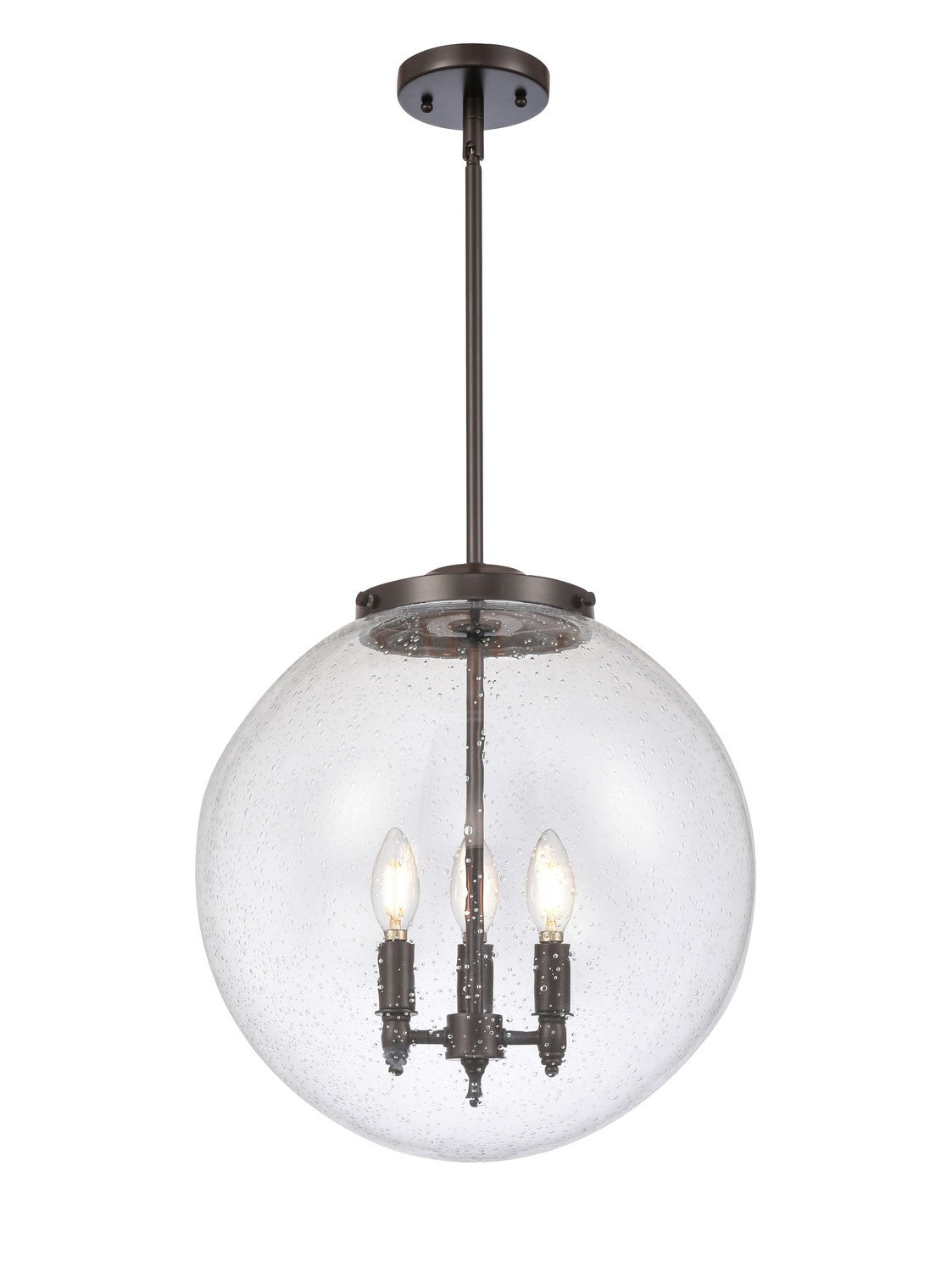 Innovations - 221-3S-OB-G204-16 - Three Light Pendant - Franklin Restoration - Oil Rubbed Bronze