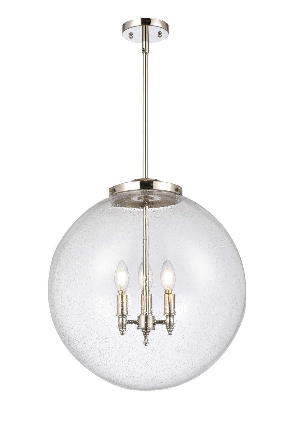 Innovations - 221-3S-PN-G204-18 - Three Light Pendant - Franklin Restoration - Polished Nickel