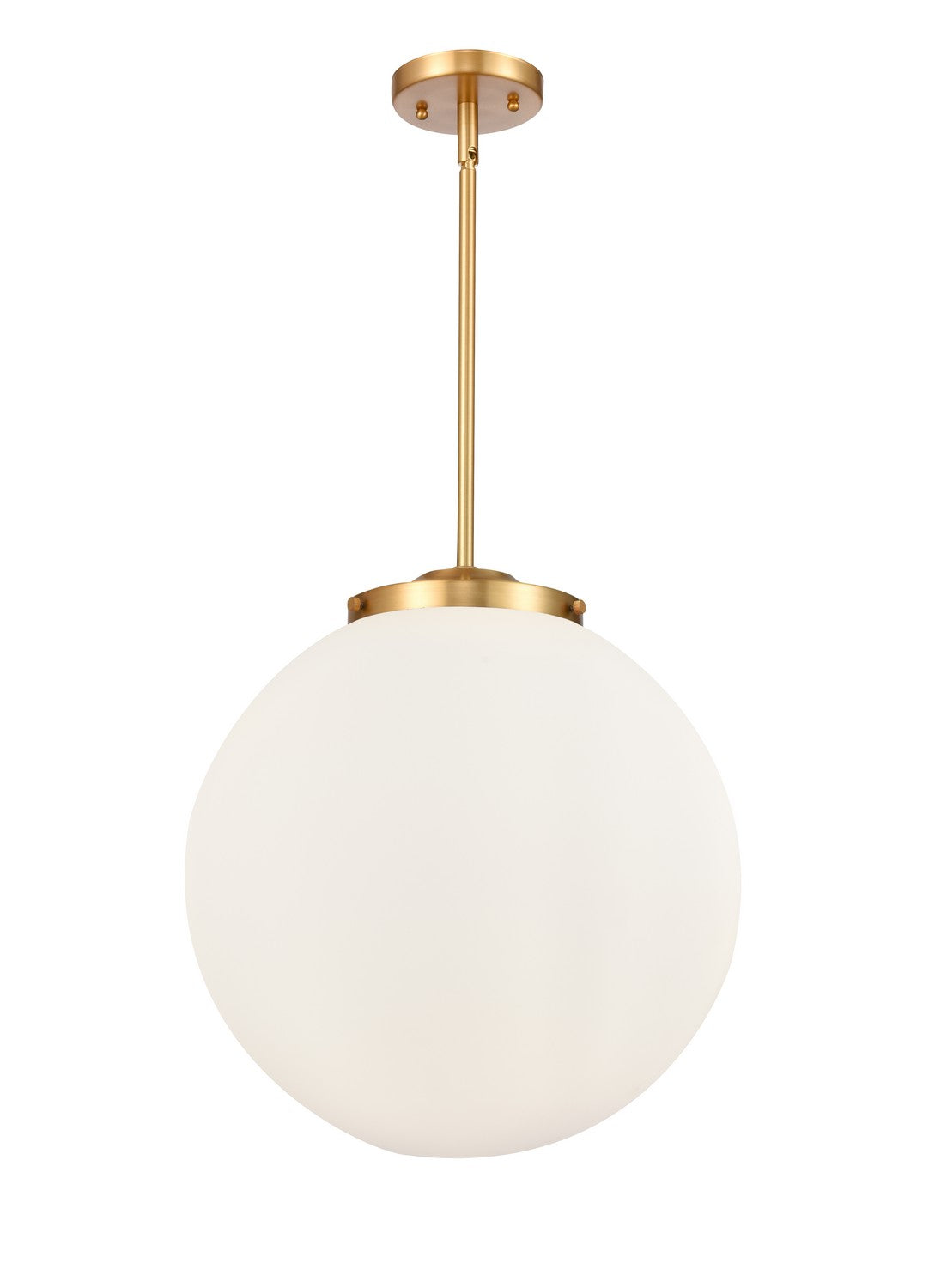 Innovations - 221-3S-SG-G201-16 - Three Light Pendant - Franklin Restoration - Satin Gold