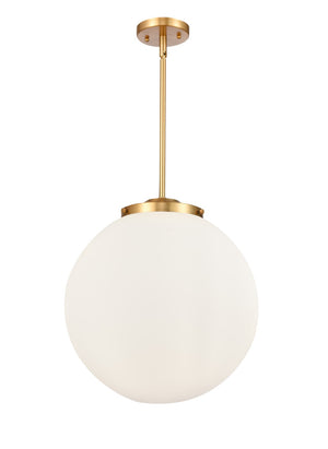 Innovations - 221-3S-SG-G201-16 - Three Light Pendant - Franklin Restoration - Satin Gold