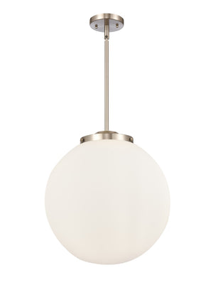 Innovations - 221-3S-SN-G201-16 - Three Light Pendant - Franklin Restoration - Brushed Satin Nickel