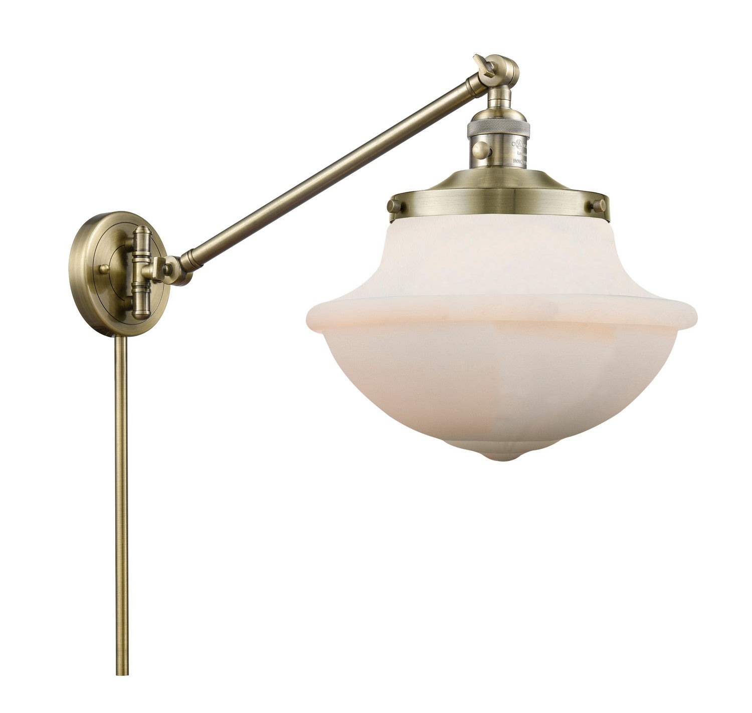 Innovations - 237-AB-G541-LED - LED Swing Arm Lamp - Franklin Restoration - Antique Brass