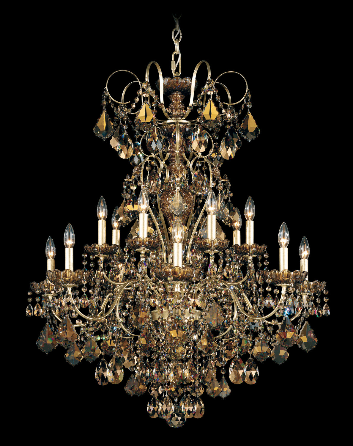 Schonbek - 3658-26H - 14 Light Chandelier - New Orleans - French Gold