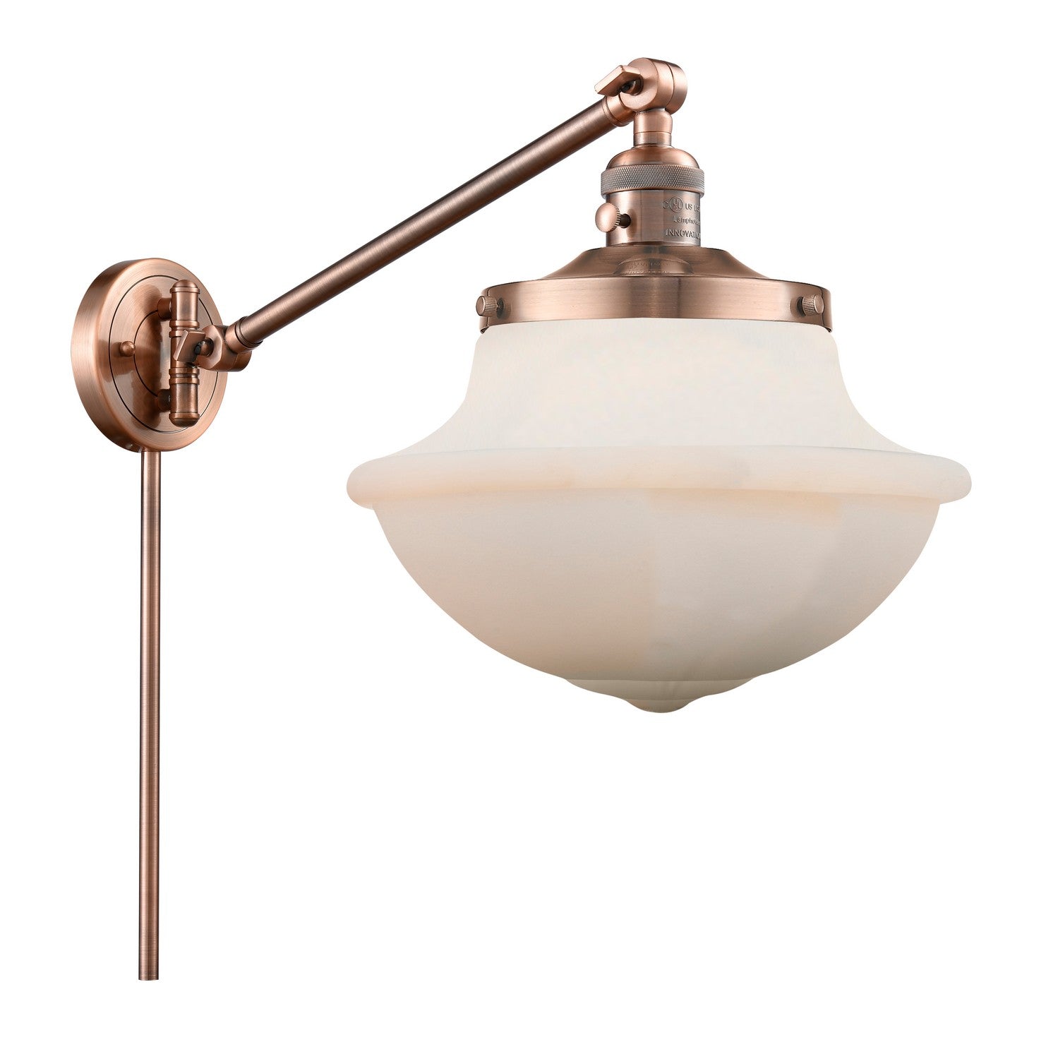 Innovations - 237-AC-G541-LED - LED Swing Arm Lamp - Franklin Restoration - Antique Copper