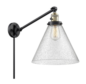 Innovations - 237-BAB-G44-L-LED - LED Swing Arm Lamp - Franklin Restoration - Black Antique Brass