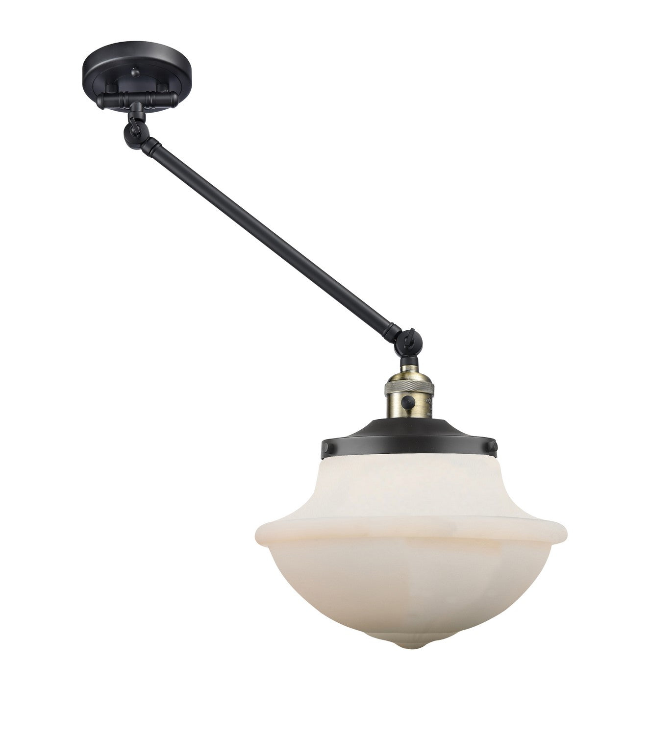 Innovations - 237-BAB-G541-LED - LED Swing Arm Lamp - Franklin Restoration - Black Antique Brass