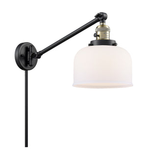 Innovations - 237-BAB-G71-LED - LED Swing Arm Lamp - Franklin Restoration - Black Antique Brass