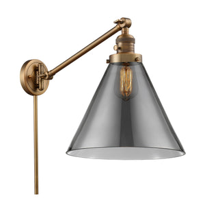 Innovations - 237-BB-G43-L-LED - LED Swing Arm Lamp - Franklin Restoration - Brushed Brass