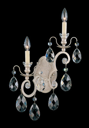 Schonbek - 3758-48S - Two Light Wall Sconce - Renaissance - Antique Silver