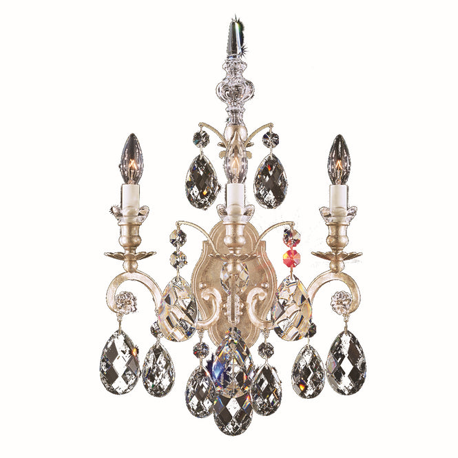 Schonbek - 3762-48S - Three Light Wall Sconce - Renaissance - Antique Silver