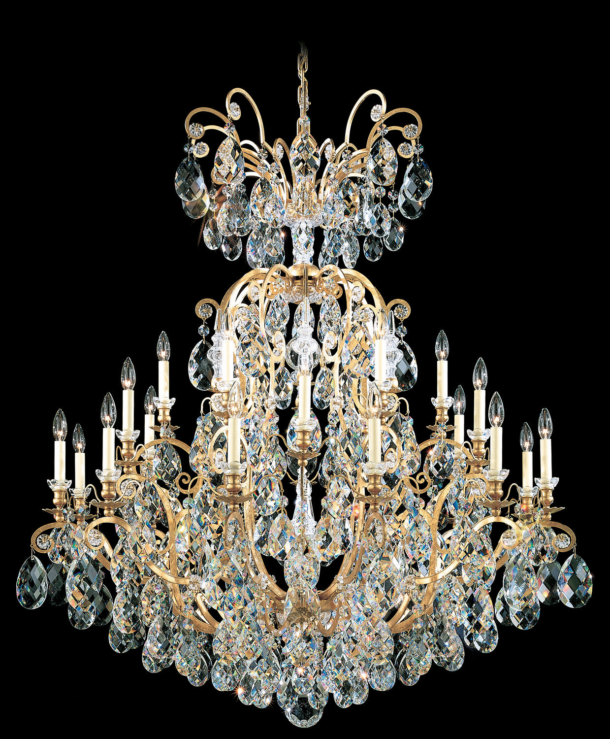 Schonbek - 3774-76S - 25 Light Chandelier - Renaissance - Heirloom Bronze