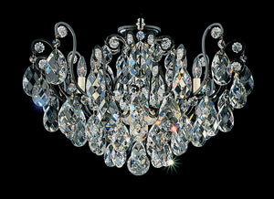Schonbek - 3785-22 - Eight Light Semi-Flush Mount - Renaissance - Heirloom Gold