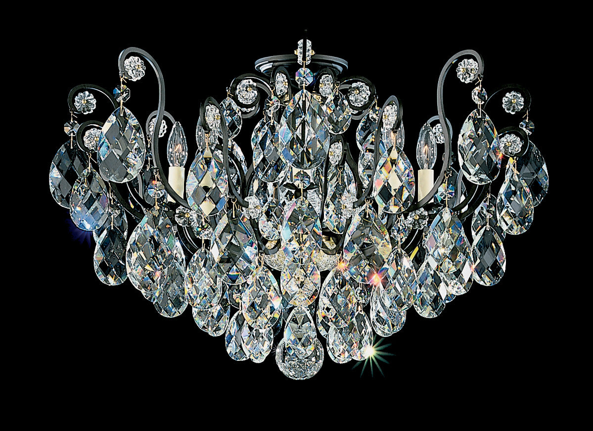 Schonbek - 3785-23S - Eight Light Semi-Flush Mount - Renaissance - Etruscan Gold