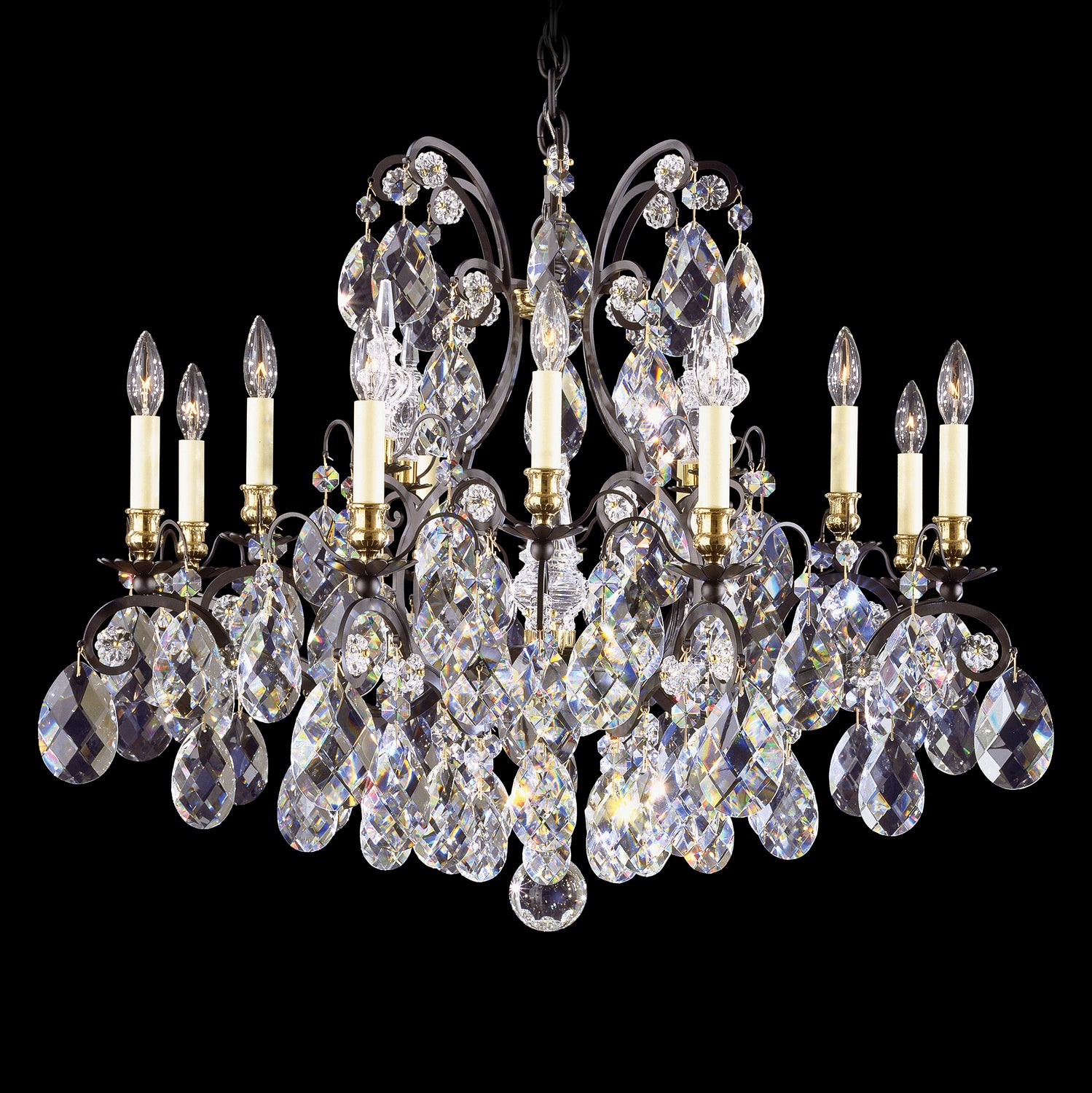 Schonbek - 3790-76S - 13 Light Chandelier - Renaissance - Heirloom Bronze