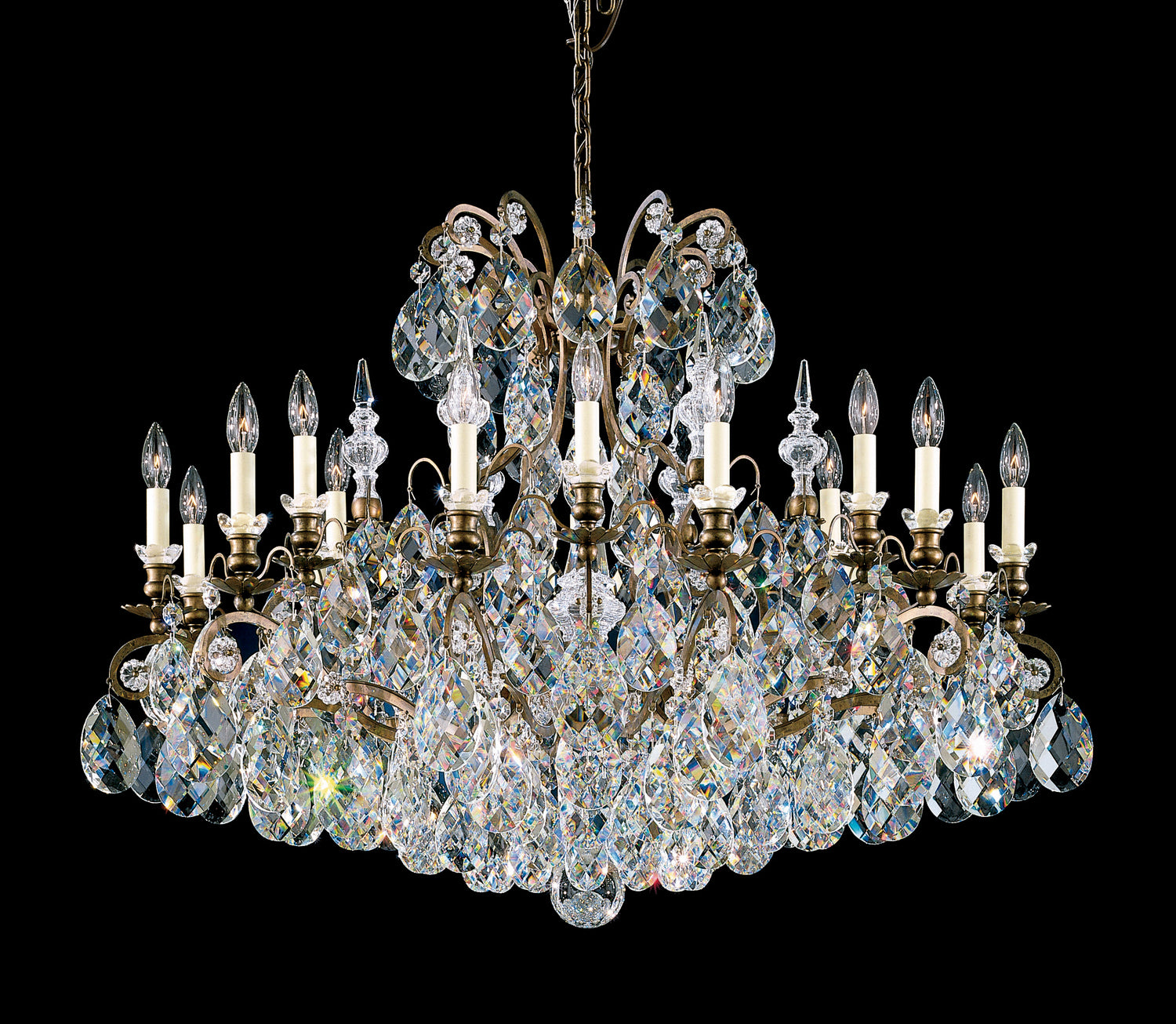 Schonbek - 3792-51 - 19 Light Chandelier - Renaissance - Black